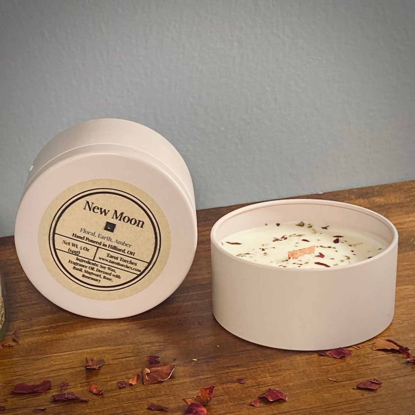 New Moon Ritual Candle