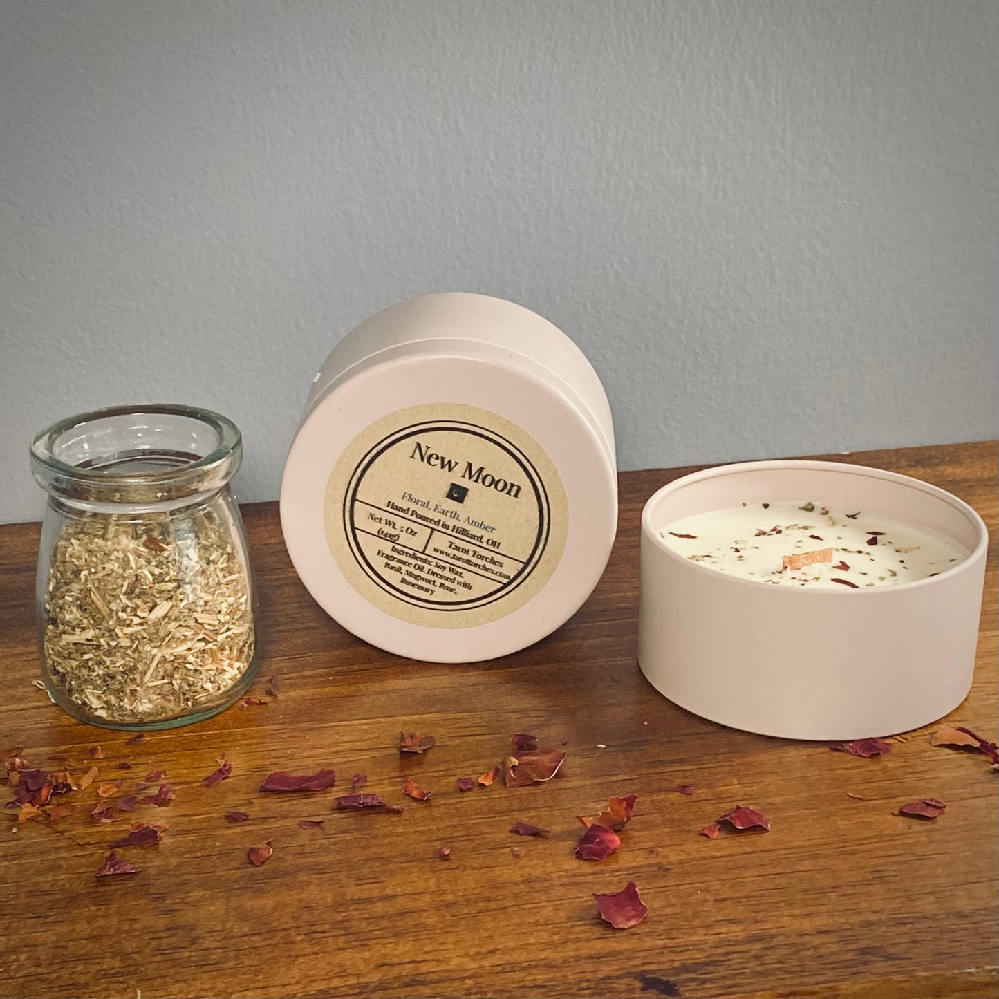 New Moon Ritual Candle