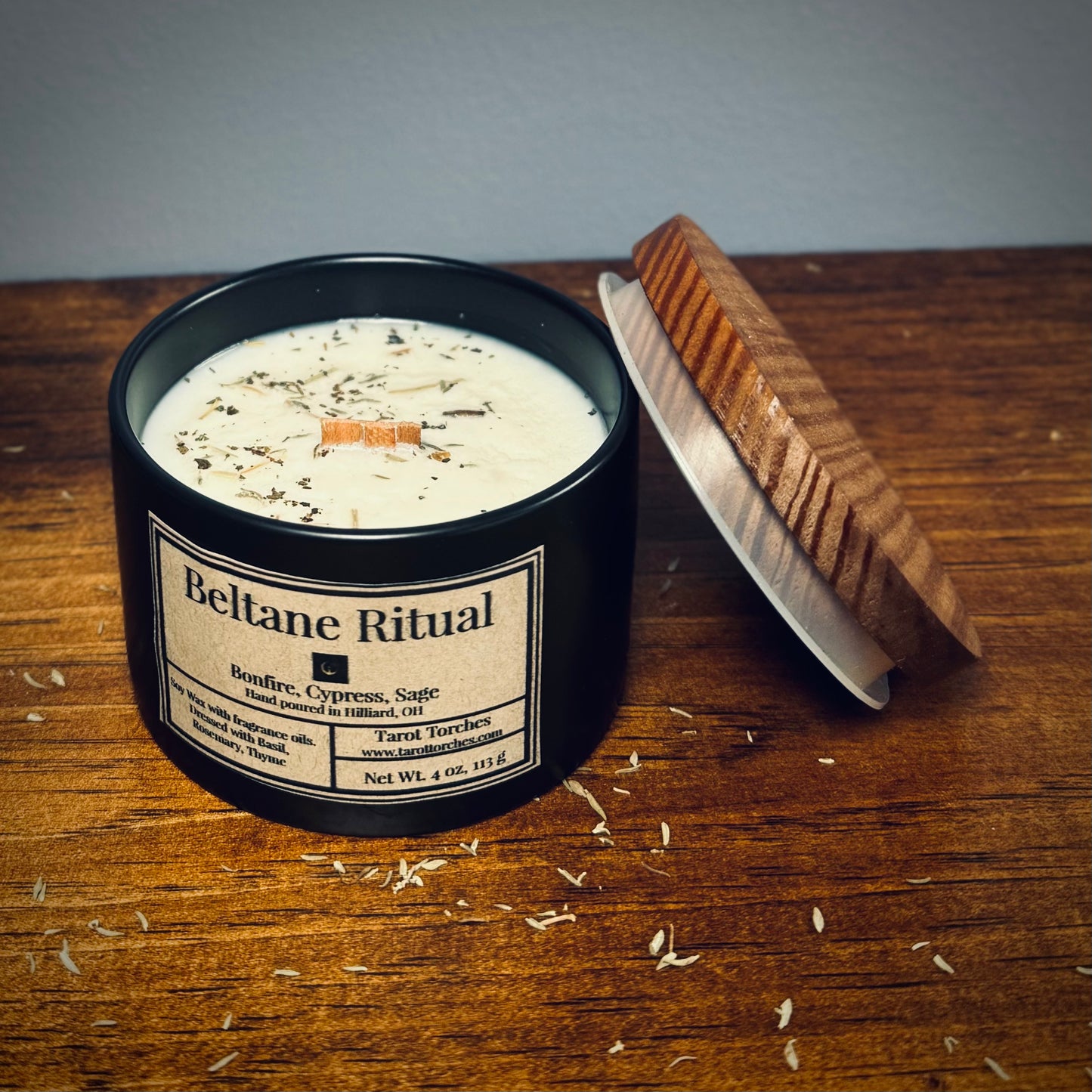 Beltane Ceramic Candles