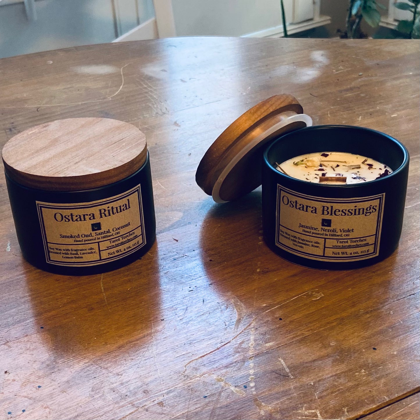 Ostara Ceramic Candles